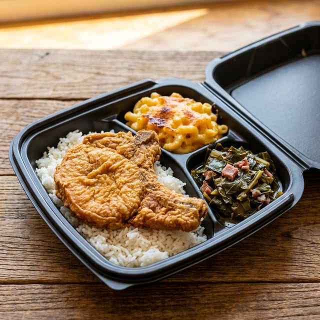 Pork Chop Heritage Plate.