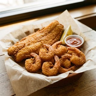 1pc Fish & Shrimp