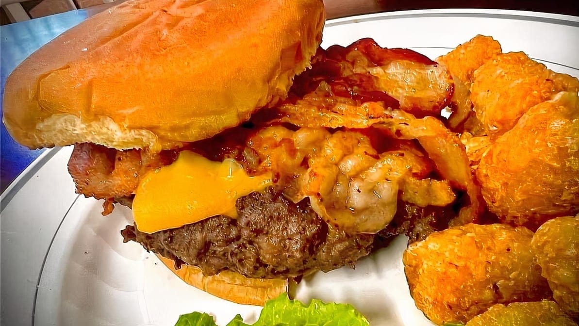 Baby Shane Classic Burger.
