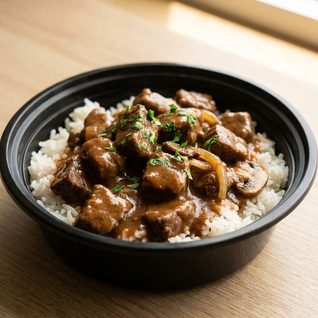 Beef Tip Bowl.