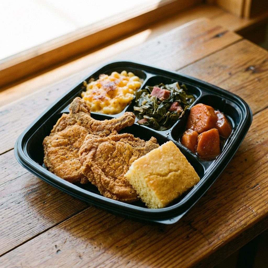 Pork Chop Heritage Plate.