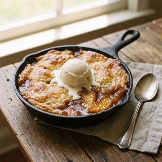 Homemade Peach Cobbler