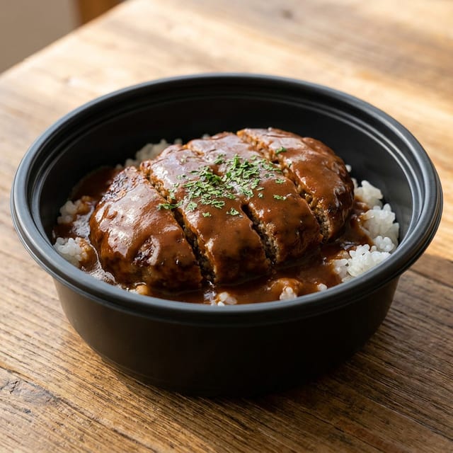 Hamburger Steak Bowl.
