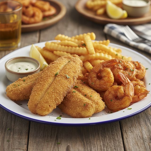 Heritage Catch Fish & Shrimp Combo.
