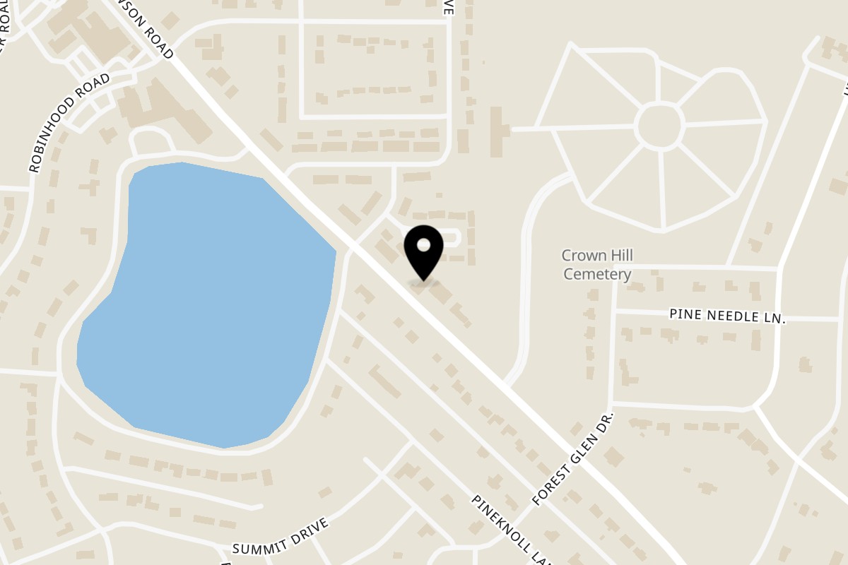 Map showing the location of 1 Baby Shane Southern Fried Chicken on 1935 Dawson Rd in Albany